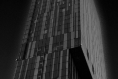 Hilton-building-BnW