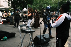 cosplayer-walks-towards-singer-woman-dances-with-scout-trooper