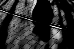 man-walks-a-mdist-shadows-BnW